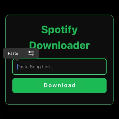 Spotify Downloader paste