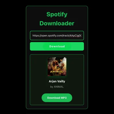 Spotify downloader song is ready to download